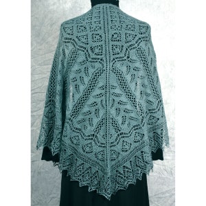 knitting patterns, shetland lace, knitting charts, lace shawl pattern, pdf pattern