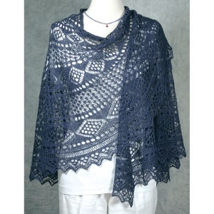 lace knit, knitting pattern, charted instructions, shetland lace, digital pattern