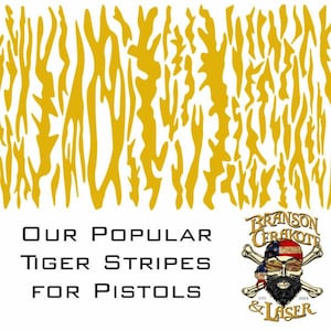 TIGER STRIPES VINYL STENCIL FOR CUSTOM SHOES SNEAKERS AND SMALL