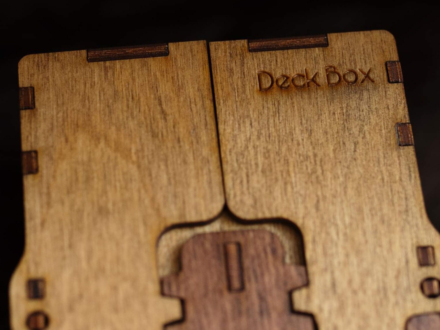 Custom MTG Deck Box Wood Pokemon Deck Box Magic the Etsy