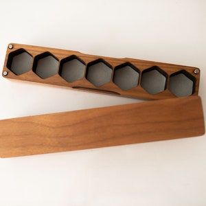 D&D Single Set Dice Vault - DnD Wooden dice box - single set dice box - dice storage - MADE IN USA