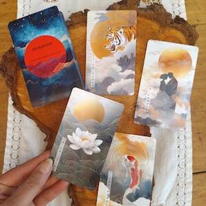 SEIGAIHA, l'oracle des vagues intérieures-outil de divination français-cartomancie-tirage de cartes-guidance-univers japonais-voyance-tarot