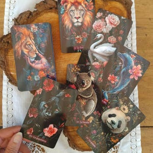 L'Âme animale-oracle divinatoire et de guidance-animal totem-guidance-tirage de cartes-message symbolique-cartomancie-énergies animales