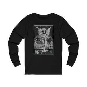 SONNE Engel Unisex Jersey Langarm-T-Shirt