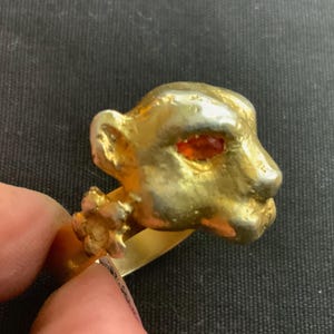 Cougar , Mountain Lion Ring in Silver or Gold