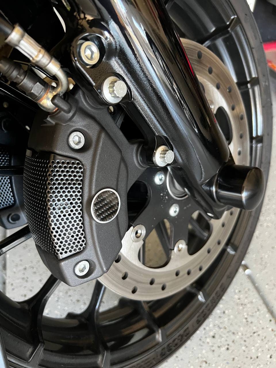 Carbon Fiber Caliper Inserts for Harley Etsy