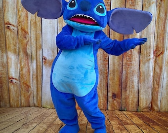 Handmade Blue Alien Koala Mascot Costume – Plush Cartoon Character