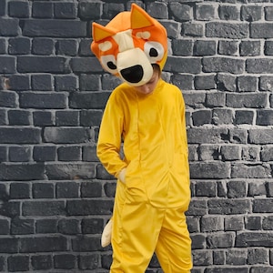 Orange Puppy Costume: Kids Birthday or Halloween Party