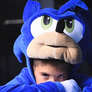 Sonic the Hedgehog-kostuum, kinderkostuum, peuterkostuum, Sonic-mascotte, feestkostuum, Halloweenkostuum, verjaardagscadeau, verschillende maten