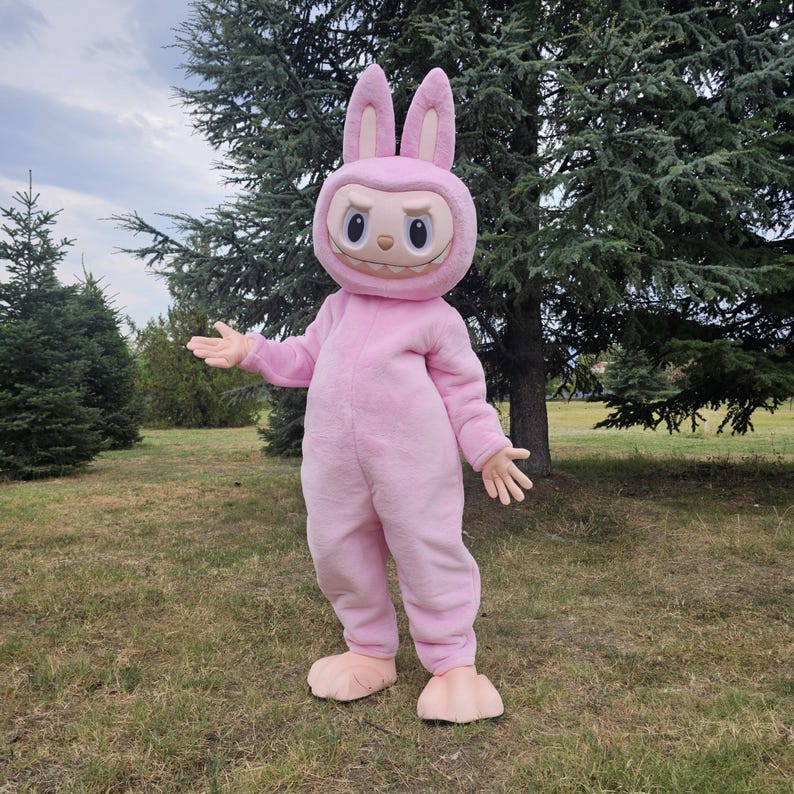 Giant Rabbit Mascot Costume: Plush Bunny Outfit for Cosplay & Events - Etsy