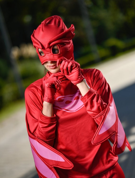 PJ Masks Amaya Gufetta Costume, Costume completo con ali, Costume