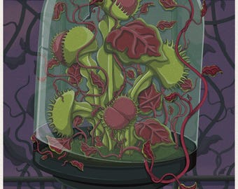 Venus Fly Trap Art Print