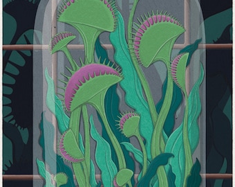 Venus Fly Trap Art Print