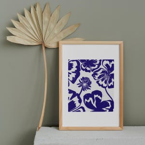 Stampa Linoleografia Trifoglio – A3 Arte Botanica – Decorazione Murale Stampata a Mano