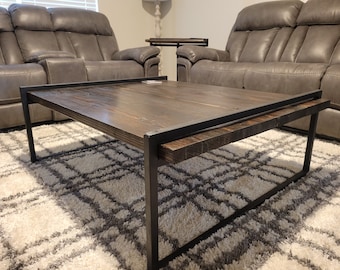 Country Rustic modern coffee table