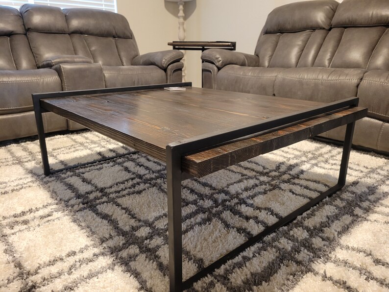 Country Rustic Modern Coffee Table Etsy