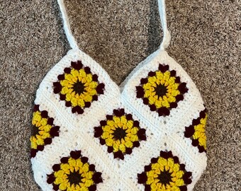 Crochet Granny Square Bag