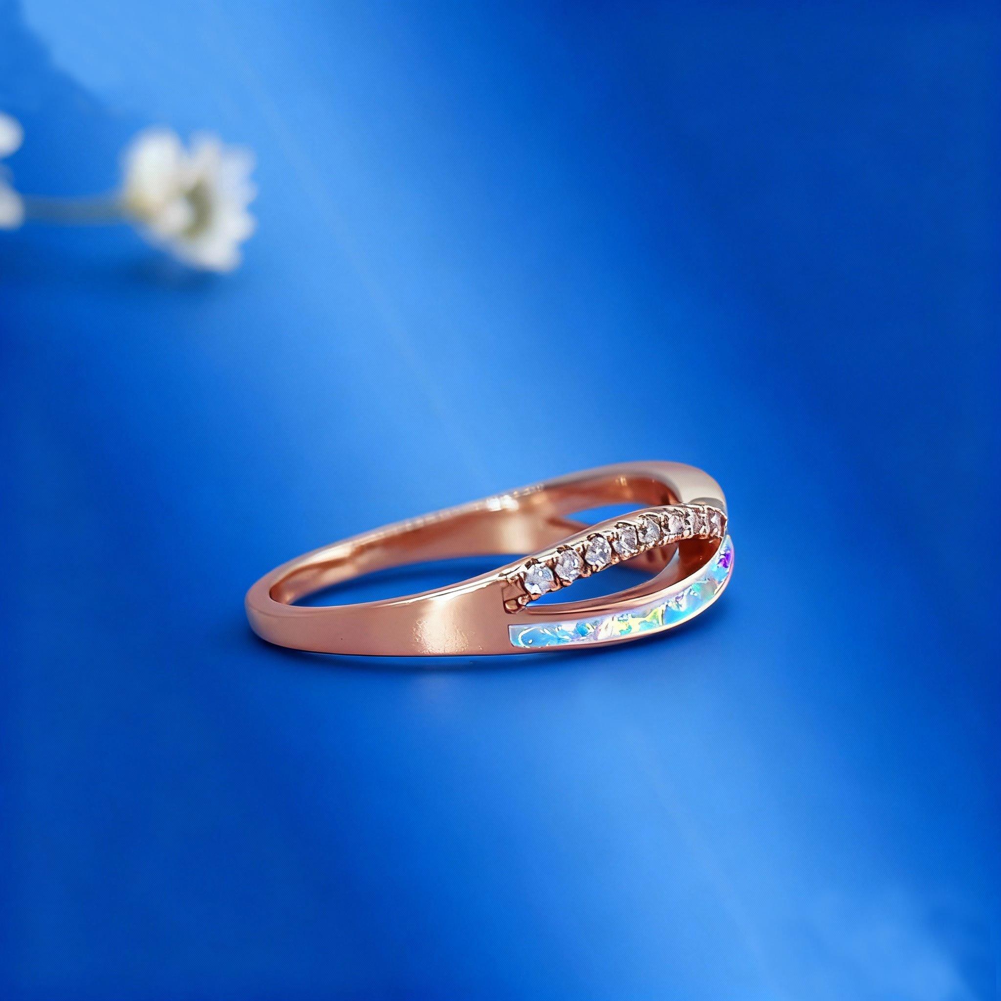 DIY Ashes Memorial Ring, Steeling Silver Cremation Ring, Memorial ...