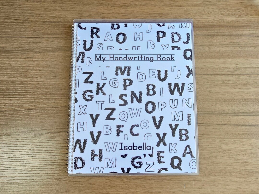 HANDWRITING Workbook, Learning to Write, 1-10, A-z,writing Practice ...