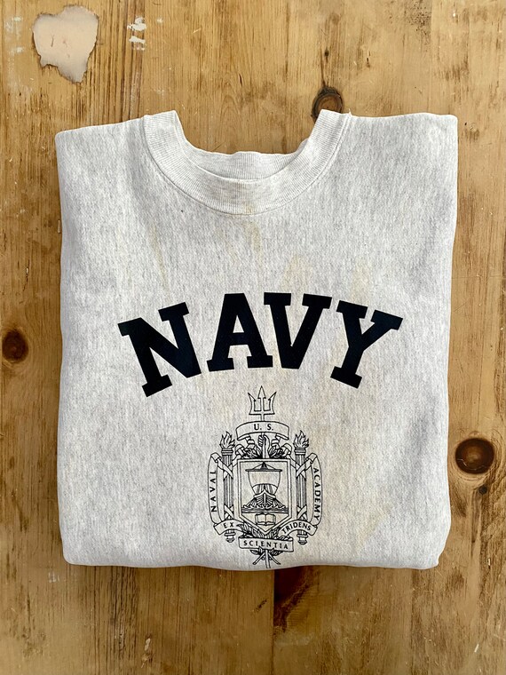 Vintage naval cheap academy sweatshirt