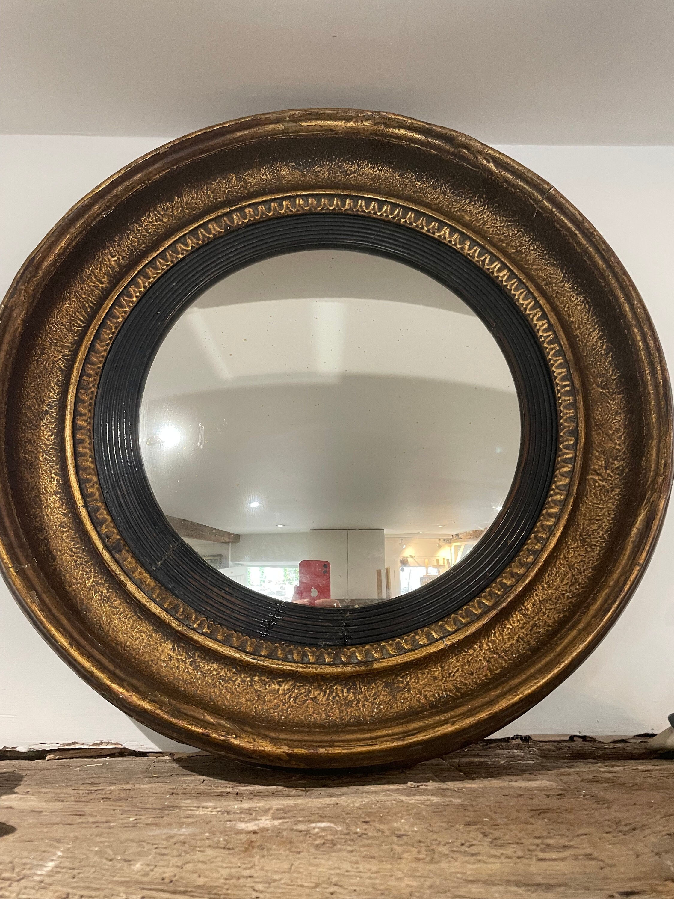 Victorian Convex Mirror Etsy