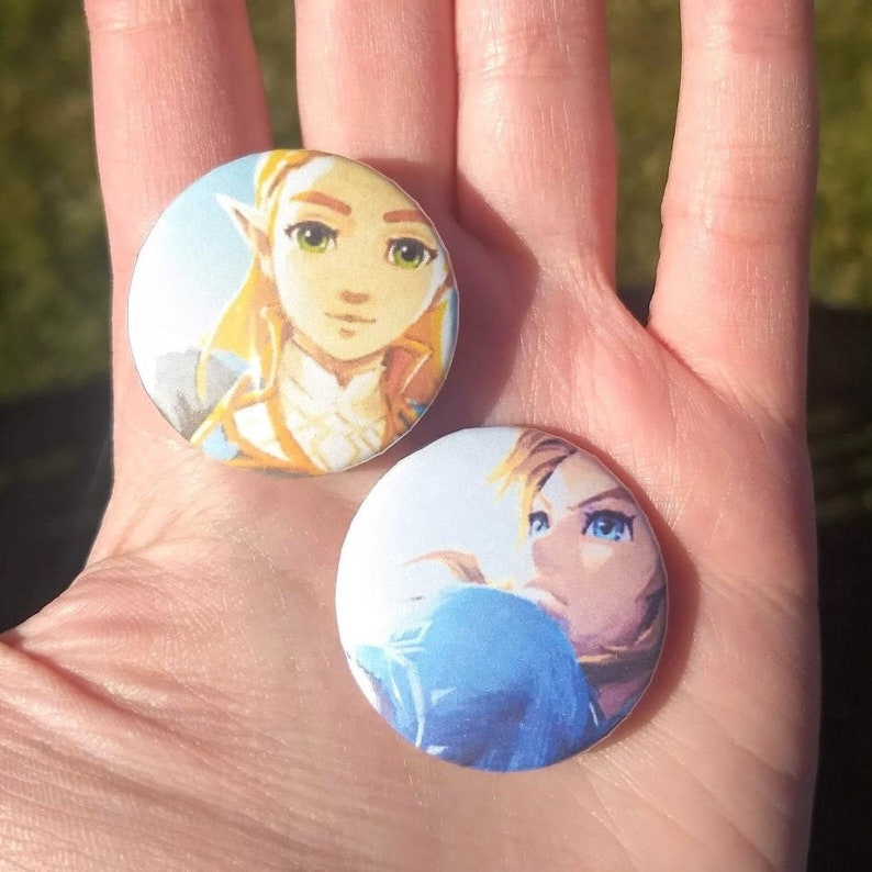 Zelda Breath of the Wild 1.25 Buttons Badges Pins Set Etsy