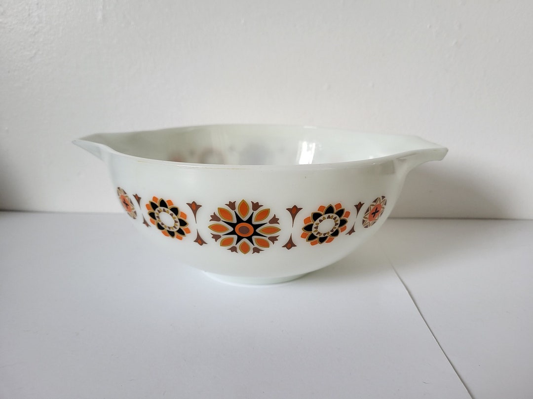 Vintage JAJ Pyrex Toledo Design Medium Sized Mixing Bowl - Etsy