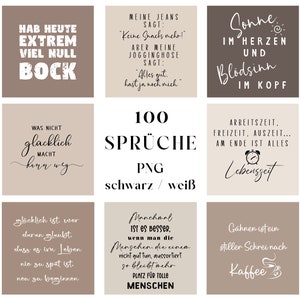 100 Instagram Story Quotes Zitate Sprüche Backgrounds Bundle Hintergründe Template Overlay Texture Wallpaper Cliparts png digital Bild 1