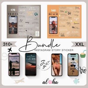 310+ Instagram Story Stickers Travel Beach Summer Love Basic Explore vacation Storysticker Holiday vacation Family Stickers digital png