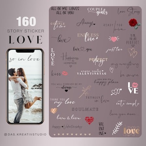 160+ Instagram Story Stickers Love Basic couple Storysticker Family Relationship Stickers Valentine&#39;s Day endless love digital png