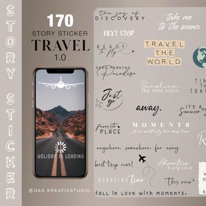 170+ Instagram Story Sticker Travel Love Basic Explore Storysticker Holiday vacation Family Stickers digital png