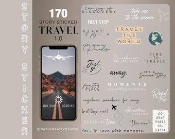 170+ Instagram Story Stickers Travel Love Basic Explore Storysticker Holiday vacation Family Stickers digital png