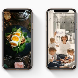 160 Instagram Story Sticker XXL Basic II Alltag deutsch Wochentage Mix ...