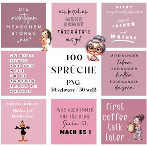 100+ Instagram Story Quotes 4 Zitate Sprüche Backgrounds Bundle Hintergründe Template Overlay Texture Wallpaper Cliparts png digital