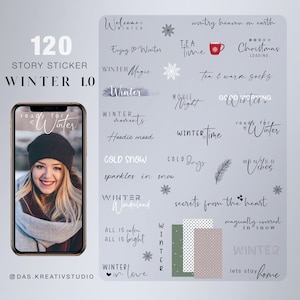 120+ Instagram Story Stickers Winter home Basic love family snow vacation holiday wallpaper frames Clipart digital png