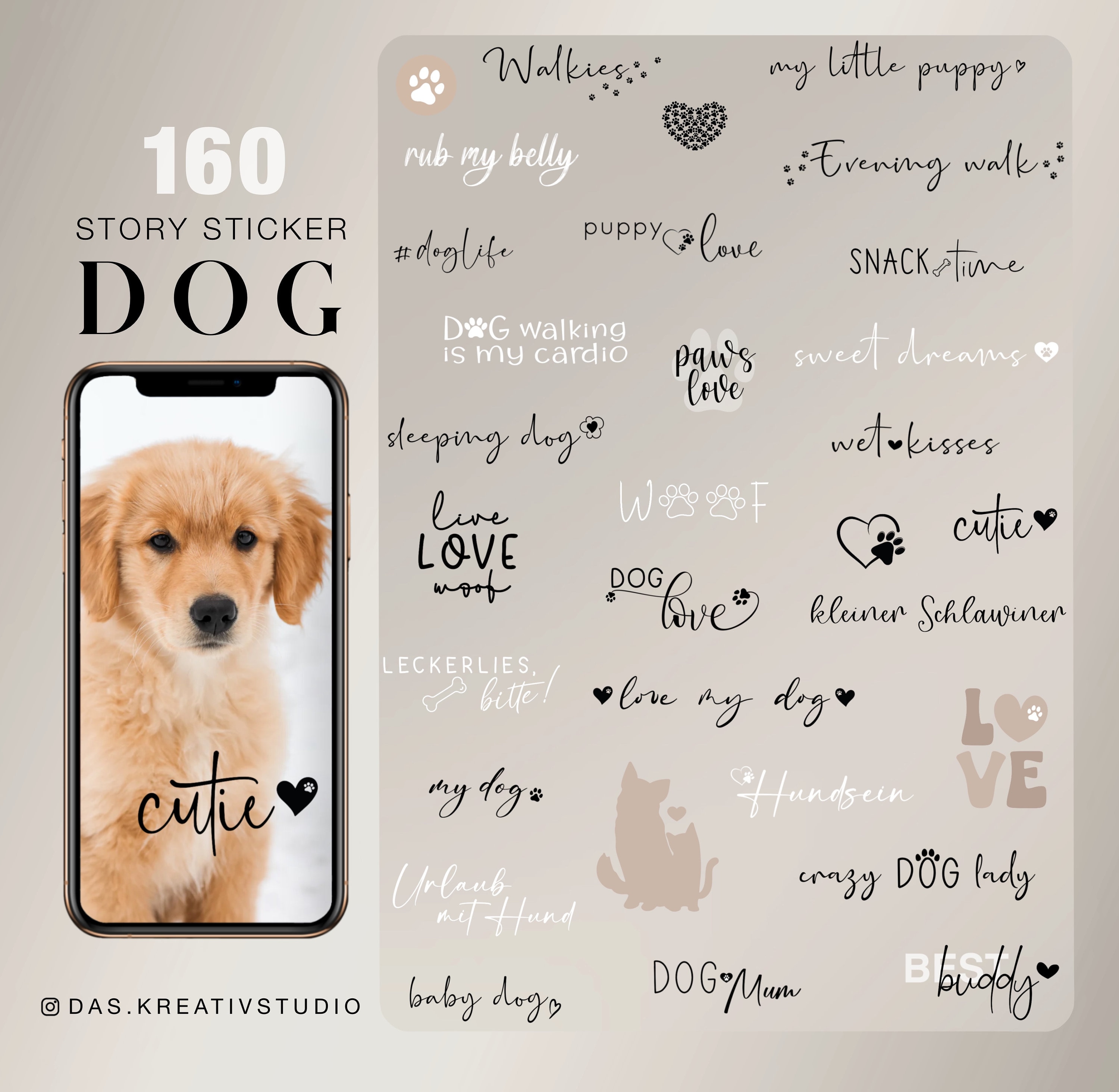 160+ Instagram Story Stickers dog pets Storysticker Dogmum Wallpaper doglove paws backgrounds love puppy best buddy love digital png