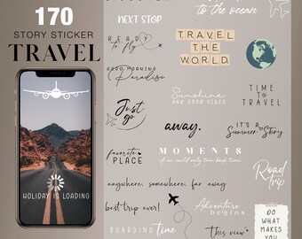 170+ Instagram Story Sticker Travel Love Basic Explore Storysticker Holiday vacation Family Stickers digital png