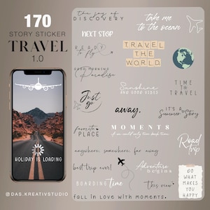 170+ Instagram Story Stickers Travel Love Basic Explore Storysticker Holiday vacation Family Stickers digital png