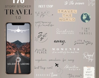 170+ Instagram Story Stickers Travel Love Basic Explore Storysticker Holiday vacation Family Stickers digital png