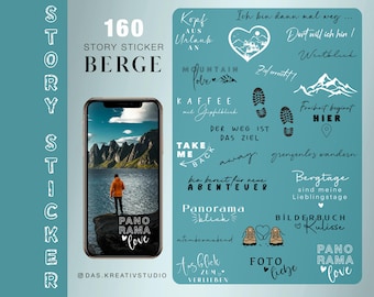 160+ Instagram Story Stickers Mountains Mountains Travel Peaks Wanderlust Explore Storysticker Holiday vacation Stickers digital png