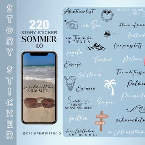 220+ Instagram Story Sticker Sommer Urlaub Travel Strand Sonne Love Basic Explore Storysticker Holiday vacation Stickers digital png