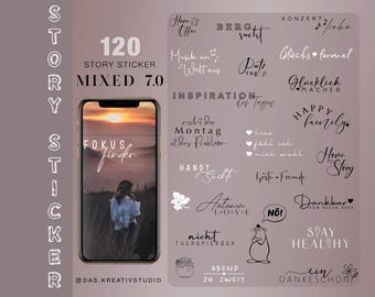 120+ Instagram Story Sticker Mixed 7.0 grateful Love family Basic Storysticker Family home Stickers digital png