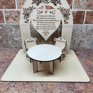 Wedding Memorial Display, Wedding Memorial Table, Remembrance Table ...