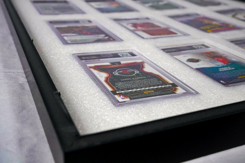 PSA Graded Card Display UV Protected Plexglass 12 Card Frame Etsy