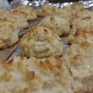 Kokosnuss-Macarons / Besitos de coco