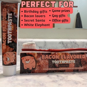 Bacon lover unique birthday gag gift for men, husband, women, coworker, dad, brother, friend, boyfriend Funny Christmas secret Santa joke image 3