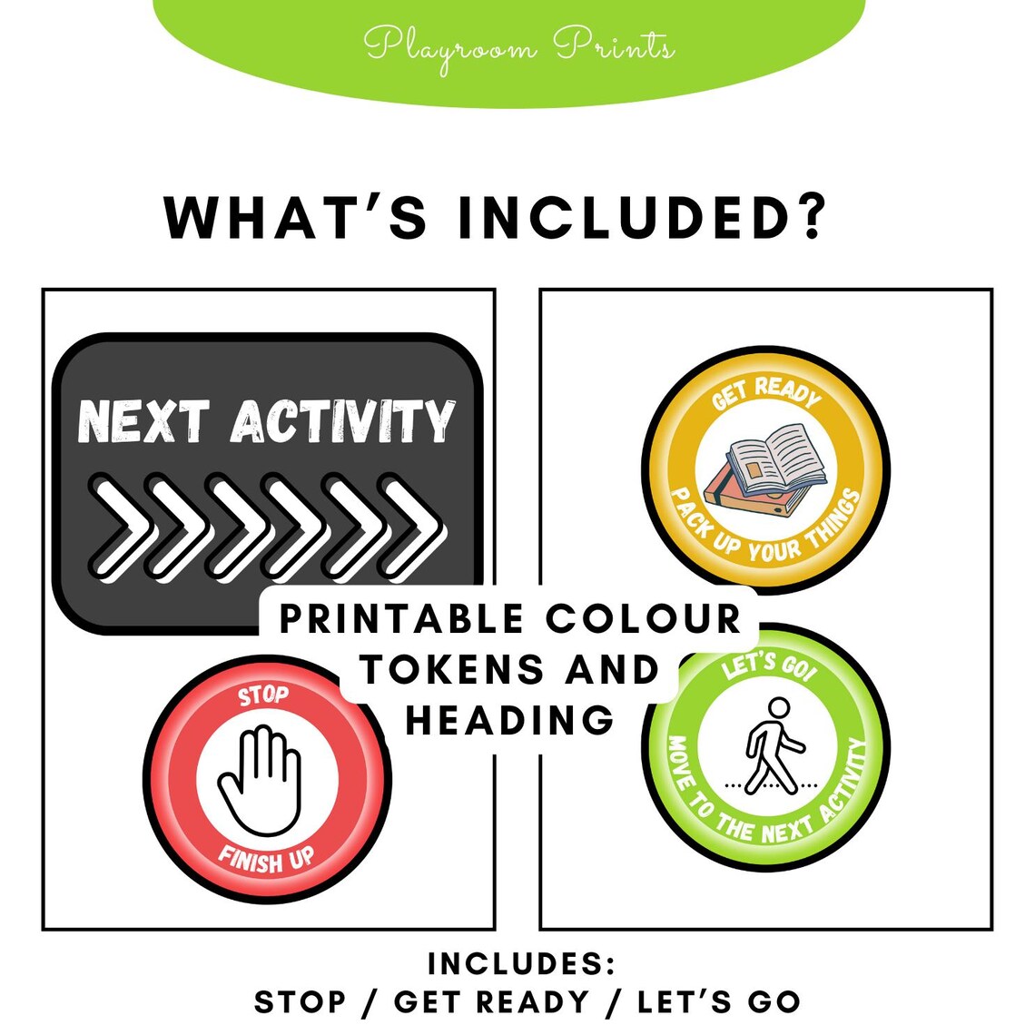 Transition Time Traffic Light Chart for Classroom | Visual Routine Aid ...