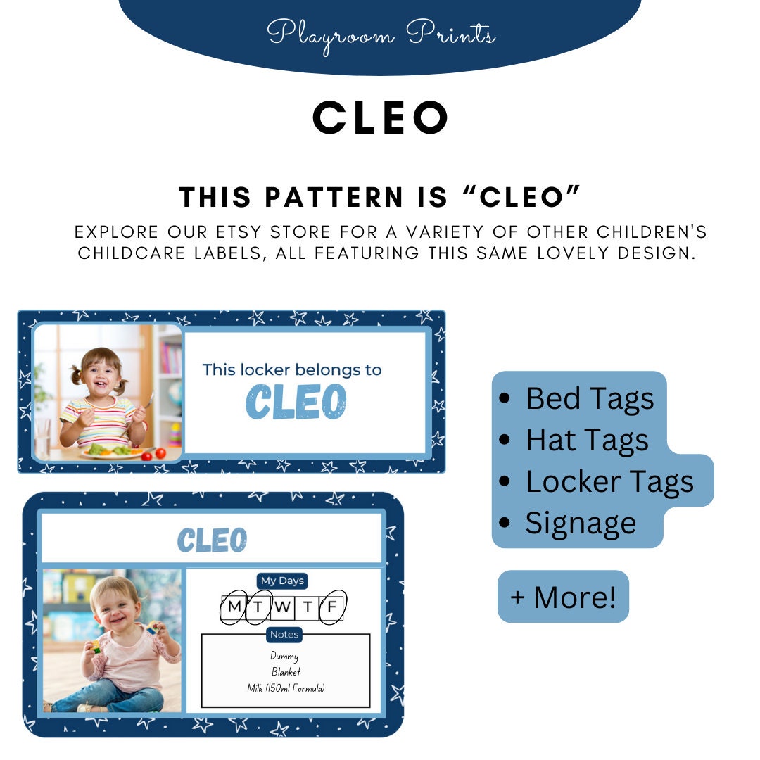 EDITABLE Daycare Name Tags Printable, Customizable Nametags Locker Name Tags Teacher Printable ...