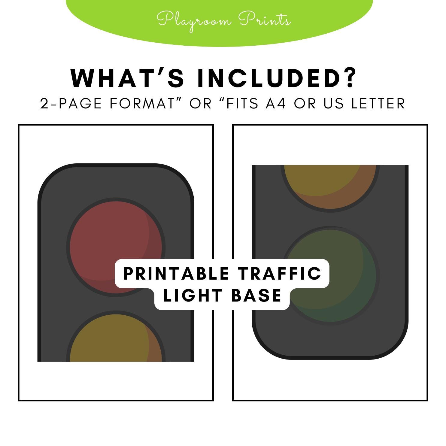 Transition Time Traffic Light Chart for Classroom | Visual Routine Aid ...