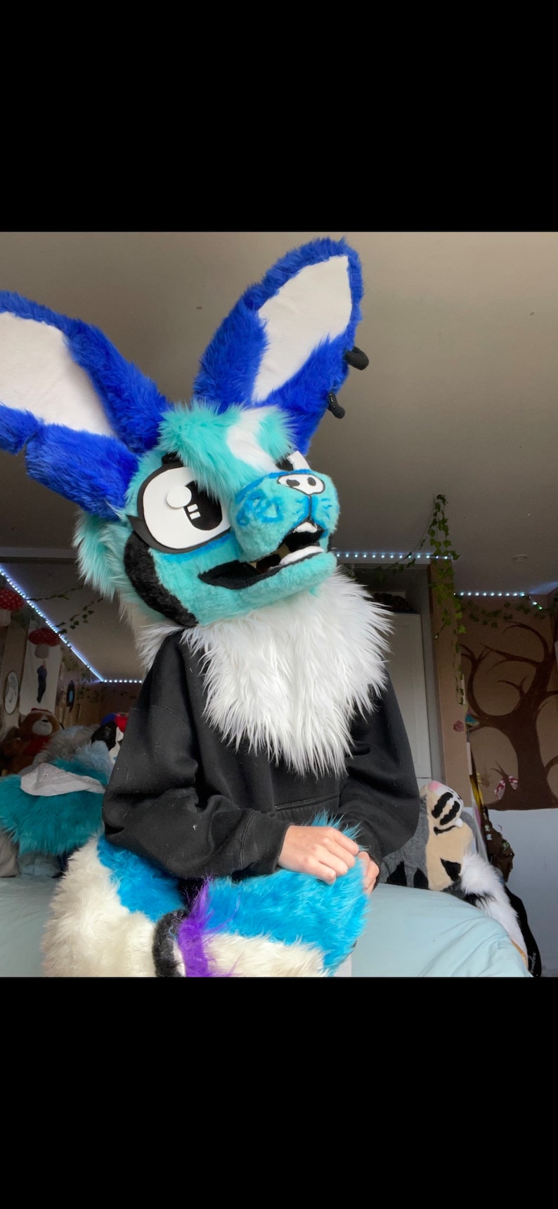 Blue Bunny Fursuit Etsy